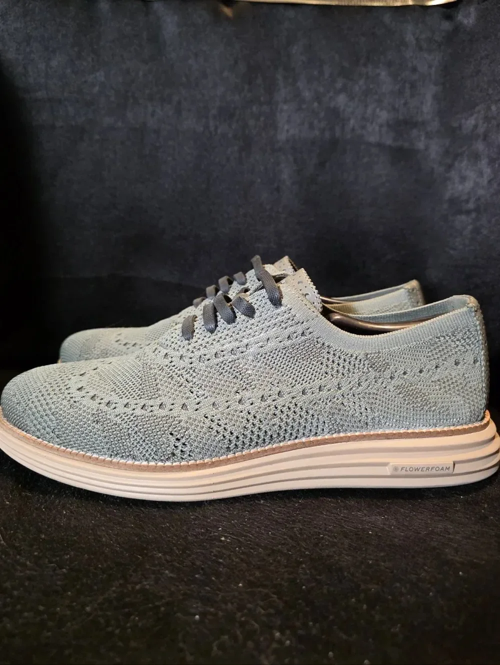 Cole Haan Sage Knit Wingtip Oxfords Contrast Cream Sole 11w
